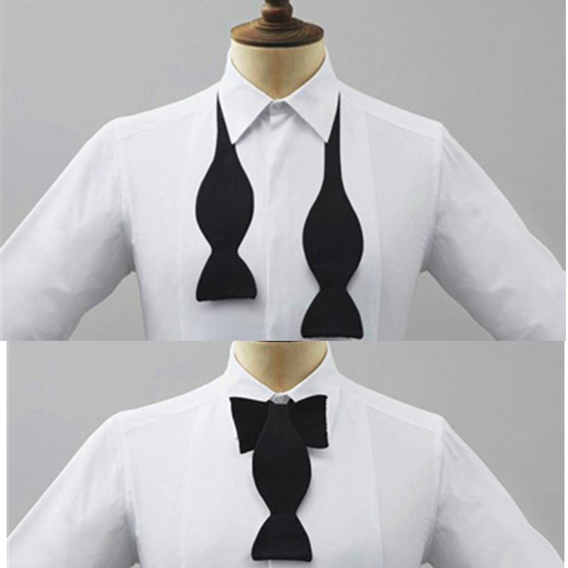 Women Formal Wear Black And White - Erkek Resmi Önceden Bağlanmış Ayarlanabilir Papyon