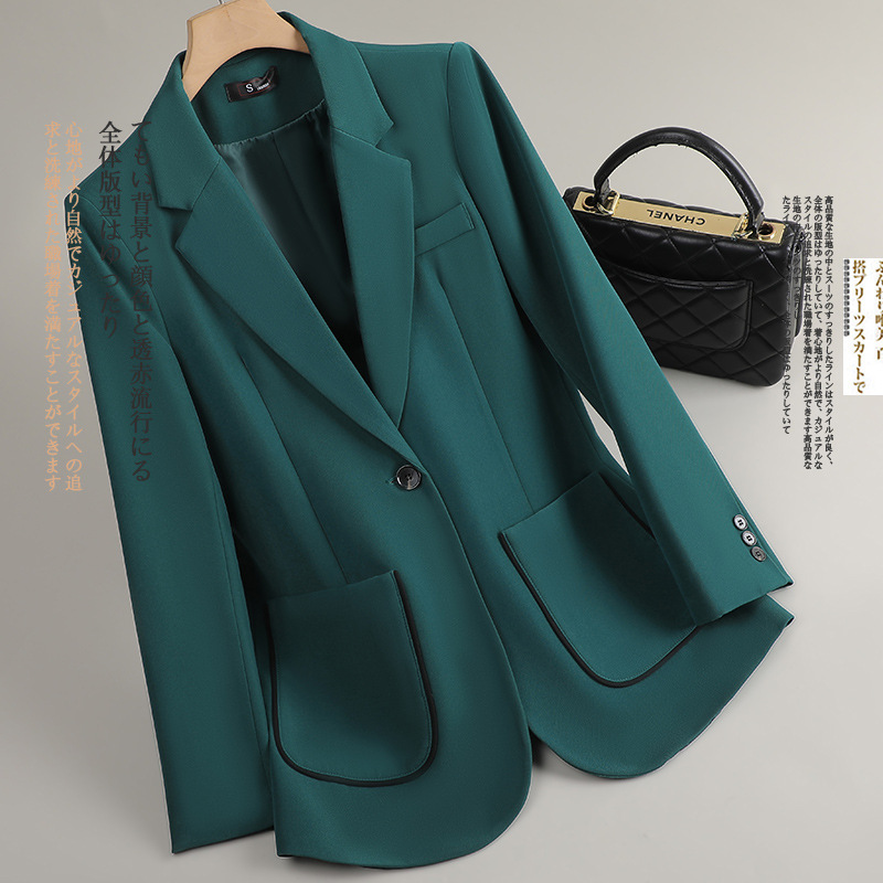 Formal Winter Wear Women Jacket - Kadın Blazer Bayanlar Sonbahar Kış Uzun