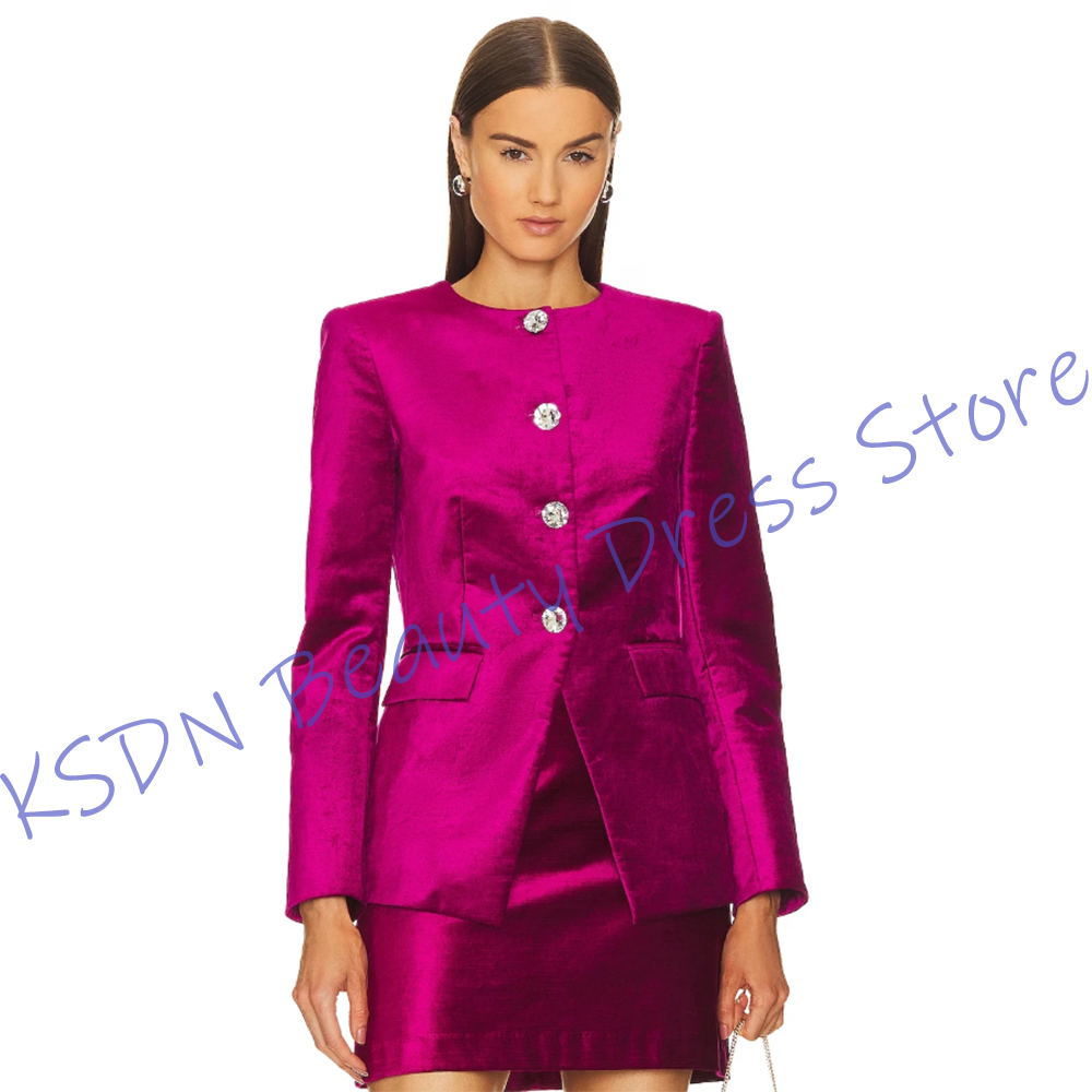 Women'S Formal Wear Jackets - Şık Kadın Tek Göğüslü Takım Elbise