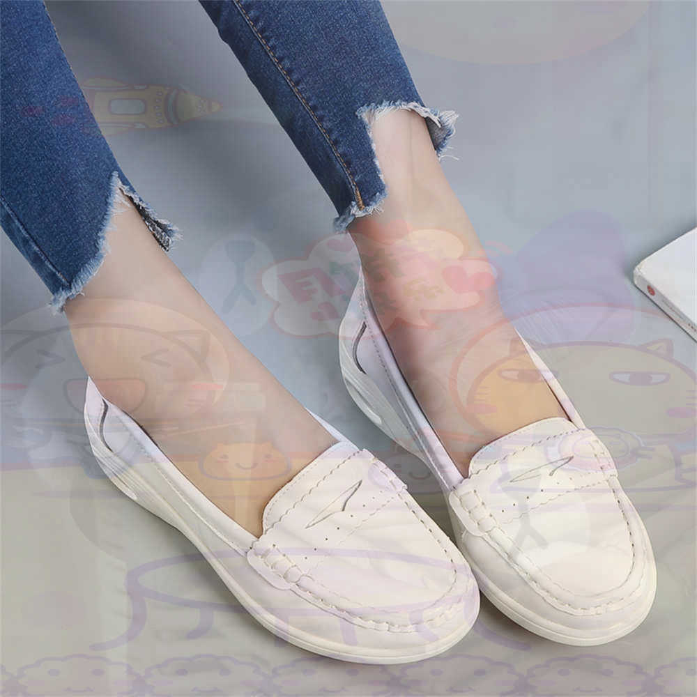 Women Formal Upper Wear - Yumuşak Slip-on Bayan Büyük Boy Ayakkabı
