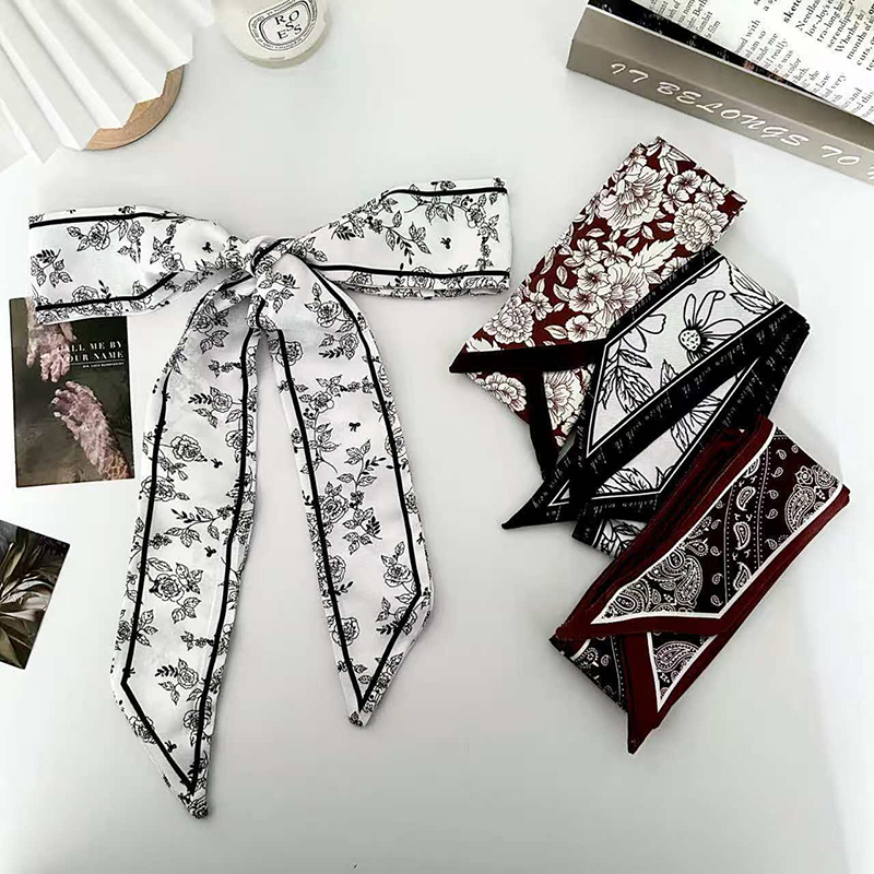 Scarf Silk Neck - Lüks Moda Kadın İnce İpek Eşarp