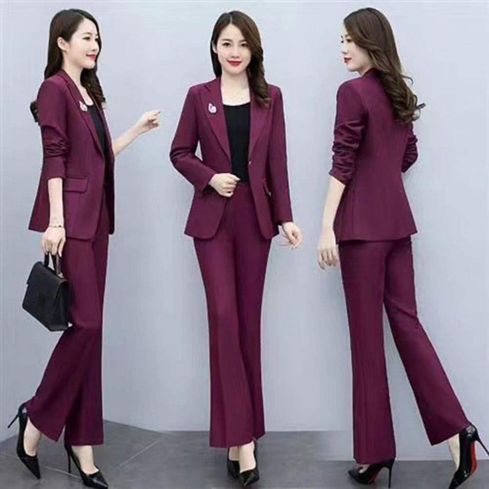 Women'S Formal Wear Jackets - 2 Parça/Set Bayan Resmi Ceket Pantolon