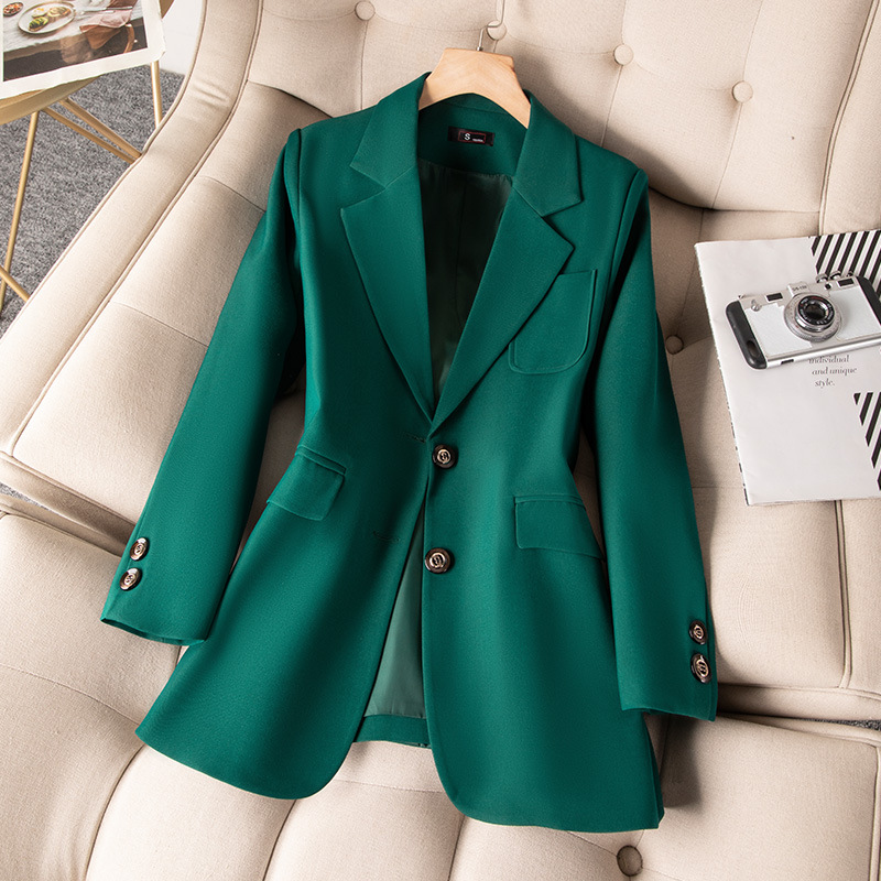 Women'S Formal Wear Jackets - Mavi Siyah Yeşil Kadın Resmi Blazer