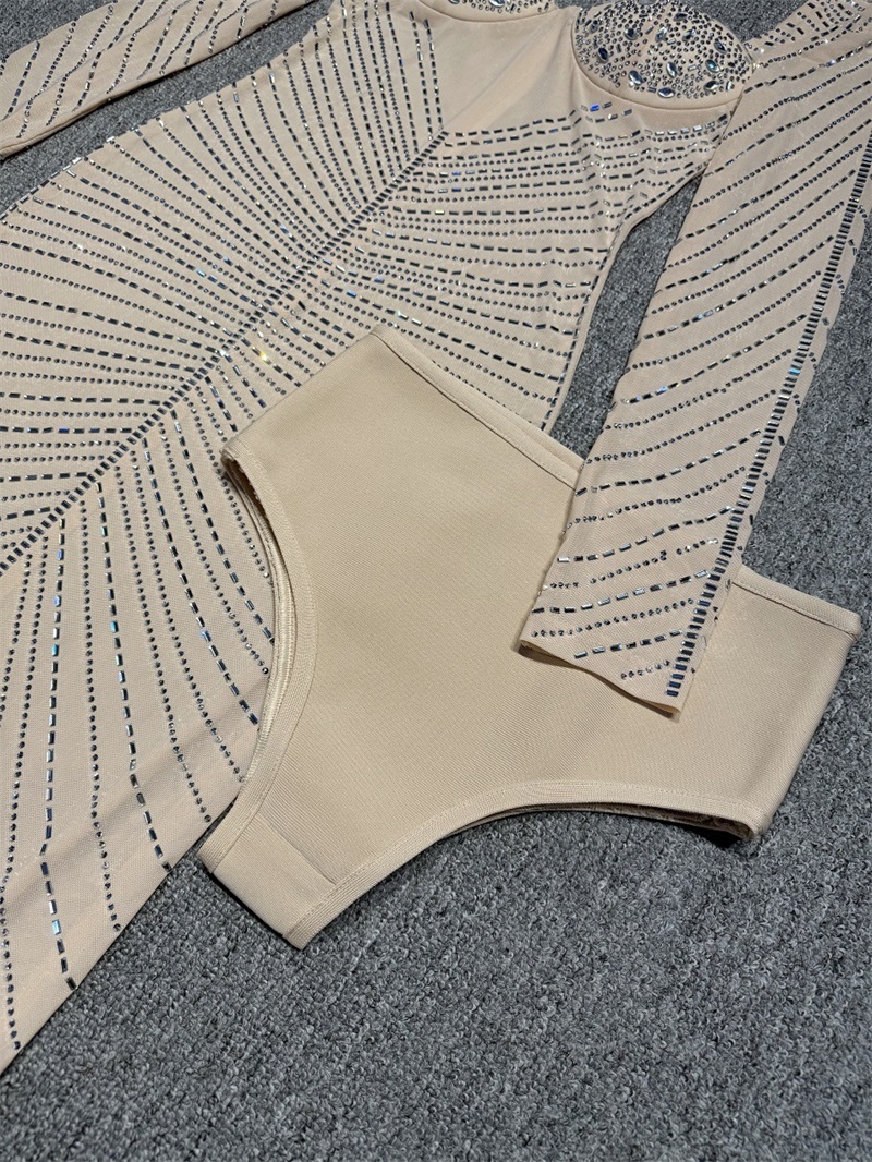 Lüks Kristaller Bej Kadın Balo - Women Luxury Formal Wear incelemesi ve fiyatı