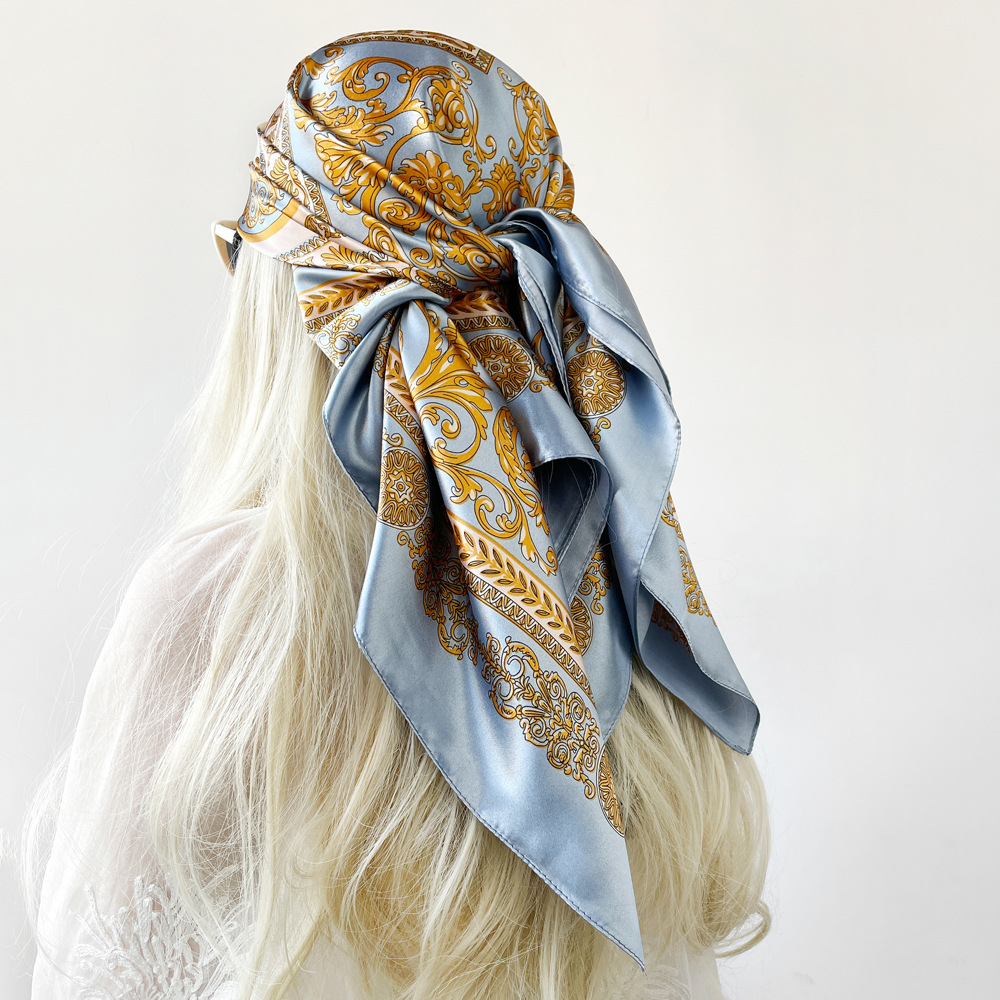 Ipek şal saten kare eşarp kadı - Scarf Silk Neck incelemesi ve fiyatı