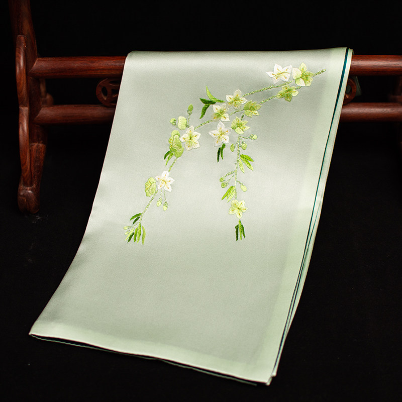 Saf İpek Suzhou Nakışlı Eşarp, - Scarf Silk Neck incelemesi ve fiyatı