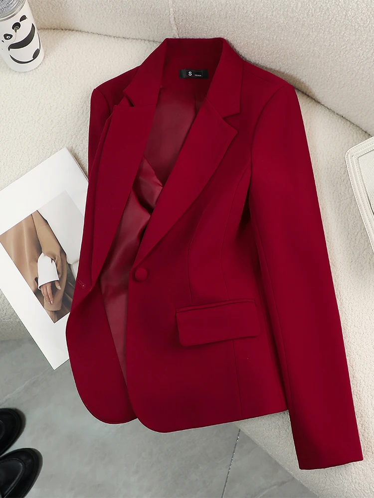 Kadın Blazer Bayan Kırmızı Yeş - Formal Winter Wear Women Jacket incelemesi ve fiyatı
