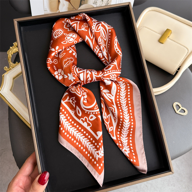 1 adet kaju desenli moda ipek  - Scarf Silk Neck incelemesi ve fiyatı