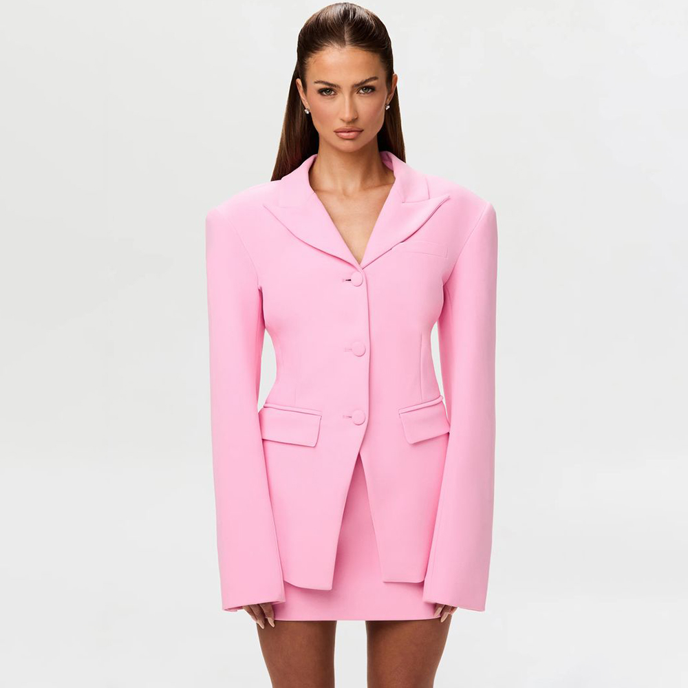 Canlı Pembe Kadın 2Pic Takım E - Women'S Formal Wear Jackets incelemesi ve fiyatı