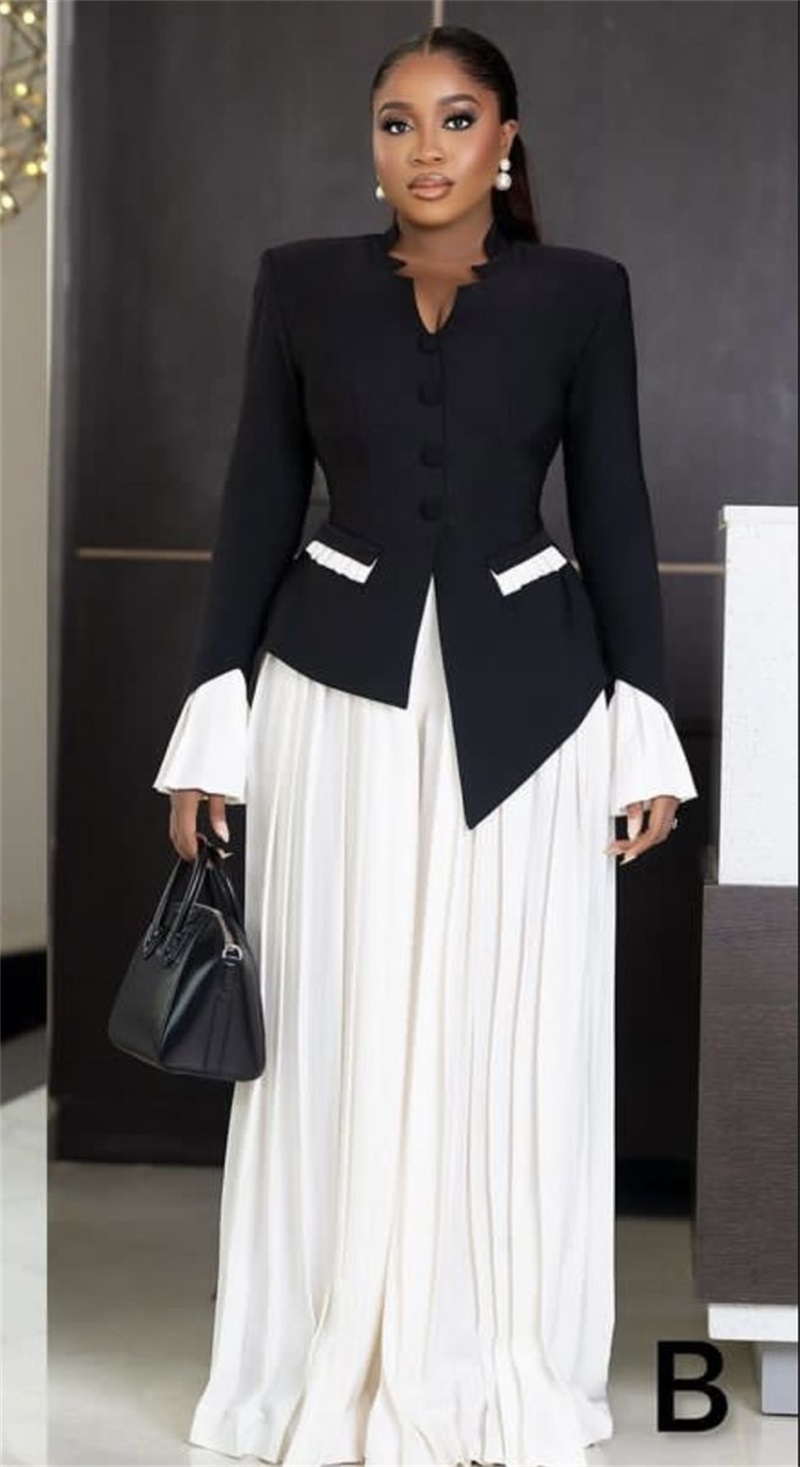 Beyaz Siyah Kadın Takım Elbise - Women Formal Wear Black And White incelemesi ve fiyatı