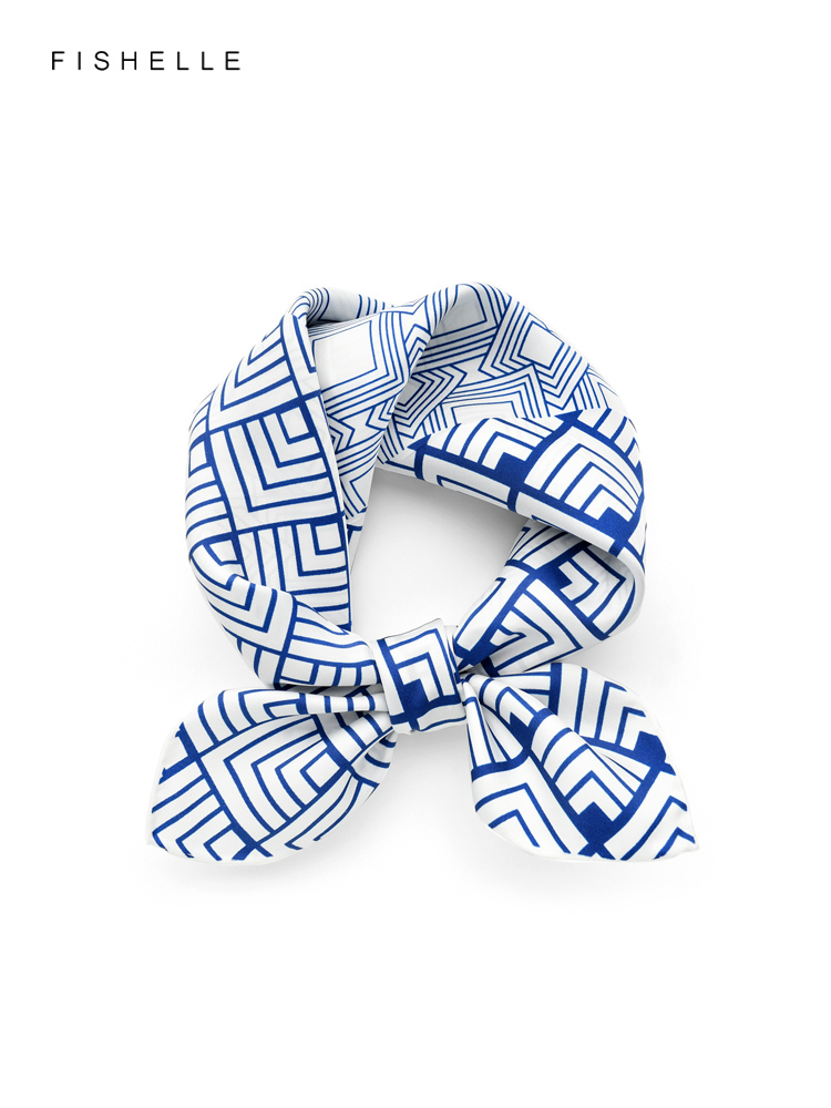Çin klasik mavi beyaz porselen - Scarf Silk Neck incelemesi ve fiyatı
