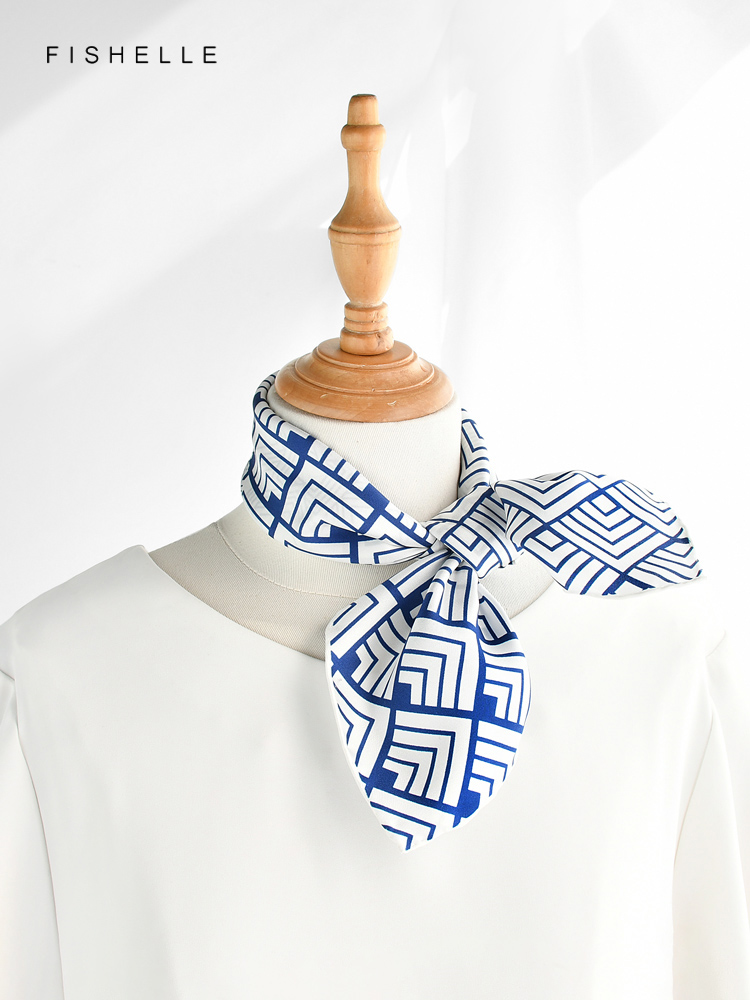 Çin klasik mavi beyaz porselen - Scarf Silk Neck incelemesi ve fiyatı