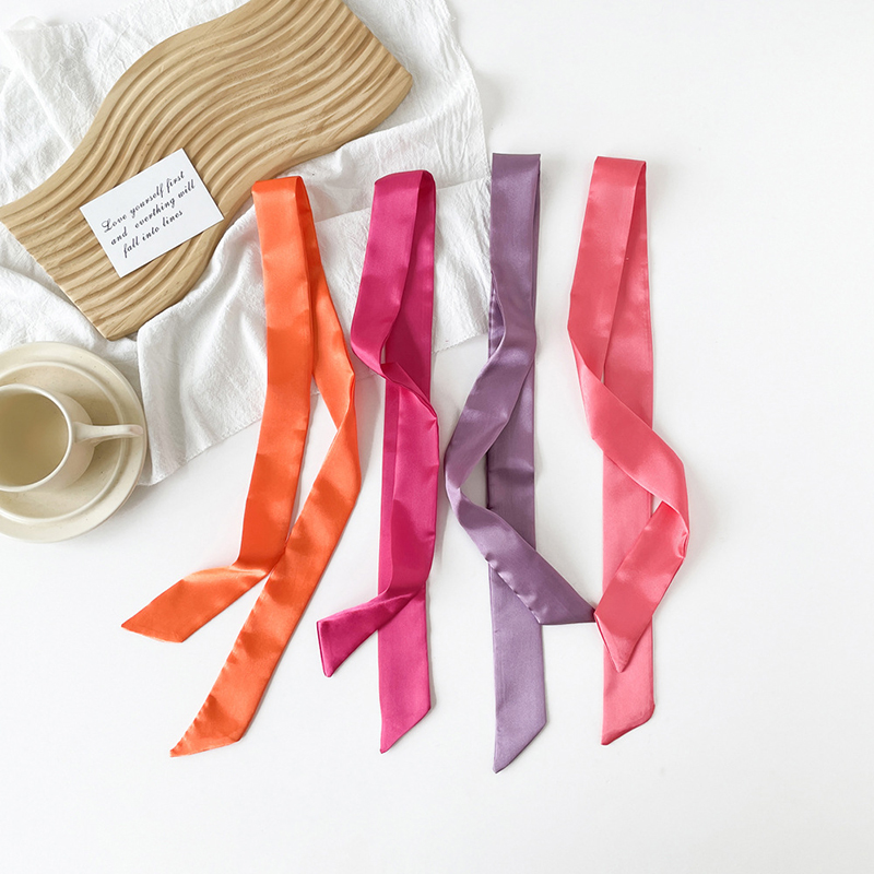 4x100 cm Saten Ipek Dar Eşarp  - Scarf Silk Neck incelemesi ve fiyatı